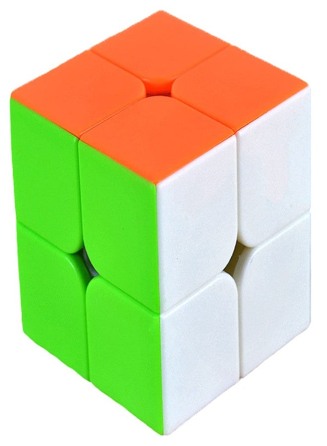 TANCH QIYI Speed Cube 2X2X2 No Stickers Magic Cube Puzzle Toy for Kids & Adults (Colorful)… - Image 2